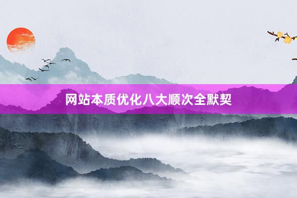网站本质优化八大顺次全默契